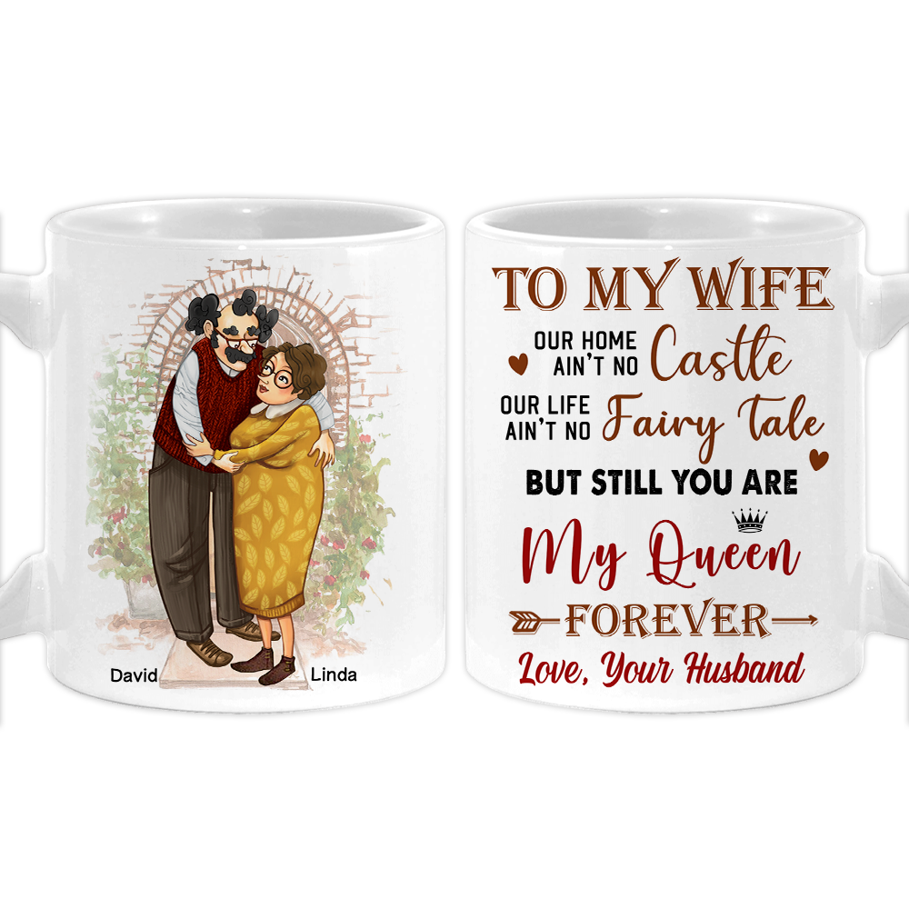 Personalized Couple Gift You Are My Queen Forever Mug 31326 Primary Mockup