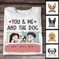 Personalized You Me And The Dog T Shirt SB153 81O47 thumb 1