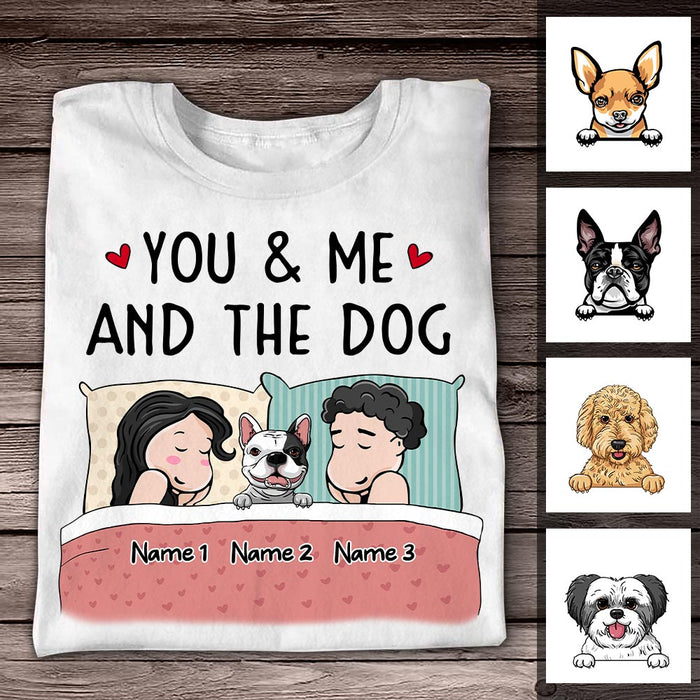 Personalized You Me And The Dog T Shirt SB153 81O47 1