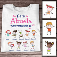 Personalized Abuela Spanish Grandma Belongs T Shirt SB161 81O34 thumb 1