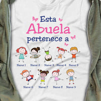 Personalized Abuela Spanish Grandma Belongs T Shirt SB161 81O34 thumb 1