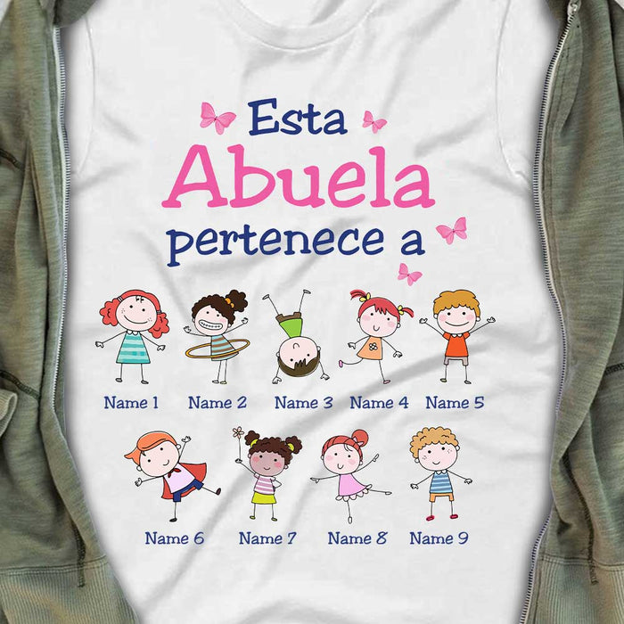 Personalized Abuela Spanish Grandma Belongs T Shirt SB161 81O34 1