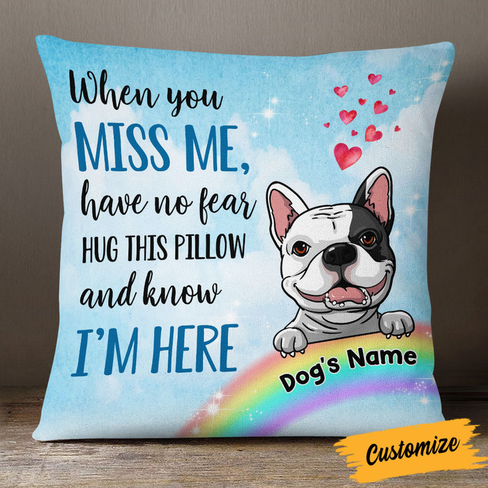 You & Me And The Dogs - Personalized Pillow (Insert Included