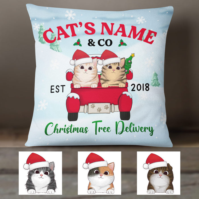 Personalized Cat Christmas Co Pillow SB161 30O36 (Insert Included) 1