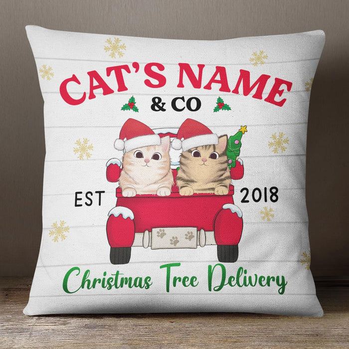 Personalized Cat Christmas Co Pillow SB161 30O36 (Insert Included) 1