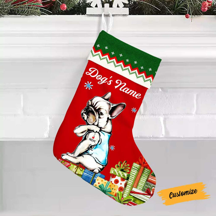 Personalized Dog Christmas Stocking SB181 87O58 1