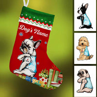 Personalized Dog Christmas Stocking SB181 87O58 thumb 1