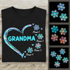 Personalized Grandma Christmas Snowflakes T Shirt SB162 30O36 1