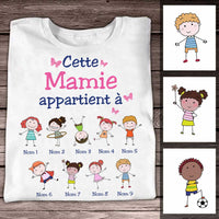 Personalized Mamie French Grandma Belongs T Shirt SB174 81O34 thumb 1