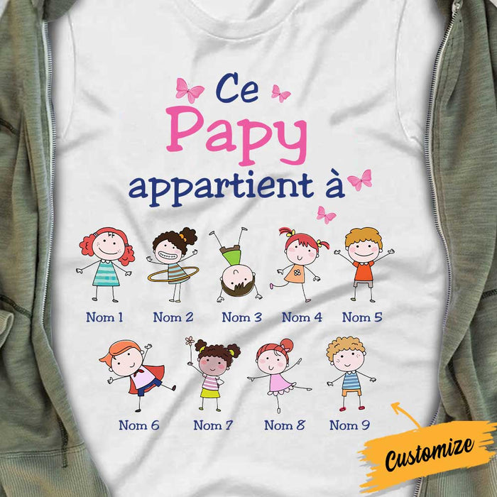 Personalized Mamie French Grandma Belongs T Shirt SB174 81O34 1