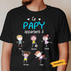 Personalized Papy Mamie French Grandma Grandpa Belongs To T Shirt SB181 73O58 1