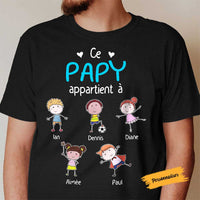 Personalized Papy Mamie French Grandma Grandpa Belongs To T Shirt SB181 73O58 thumb 1