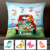 Personalized Grandma Red Truck Butterfly Pillow SB171 85O47 (Insert Included) thumb 1