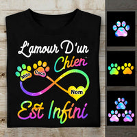 Personalized Dog Chien French T Shirt SB171 81O47 thumb 1