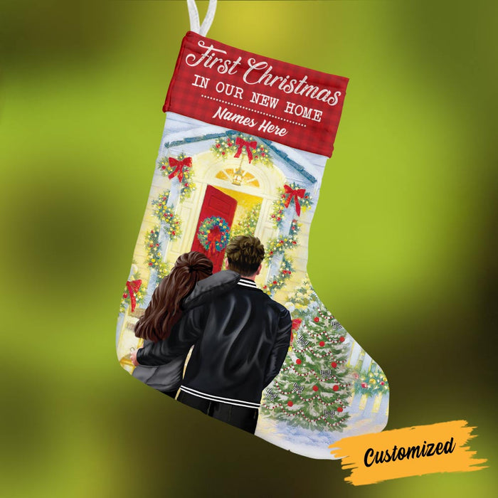 Personalized Christmas Couple Home Stocking SB173 24O57 1