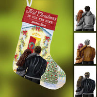 Personalized Christmas Couple Home Stocking SB173 24O57 thumb 1