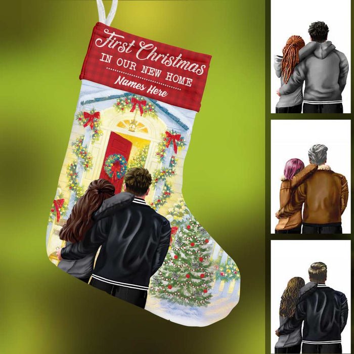 Personalized Christmas Couple Home Stocking SB173 24O57 1