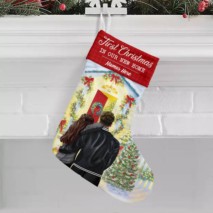 Personalized Christmas Couple Home Stocking SB173 24O57 1