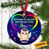Personalized Memo Cat Circle Ornament SB171 30O57 1