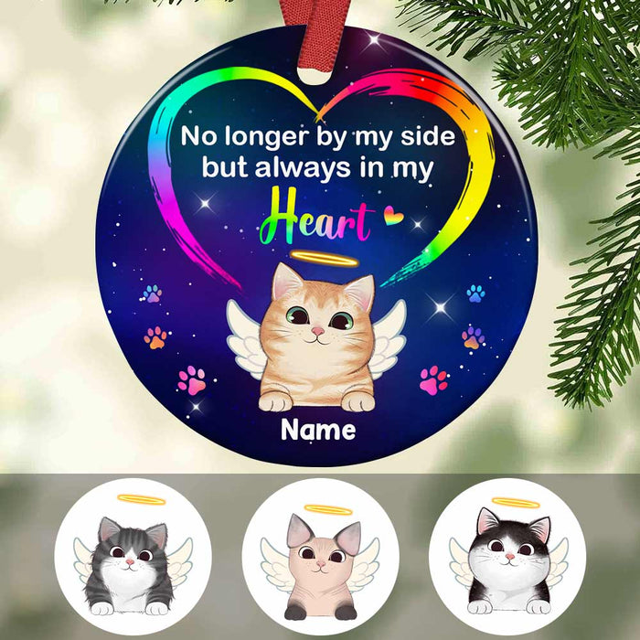 Personalized Memo Cat Circle Ornament SB171 30O57 1