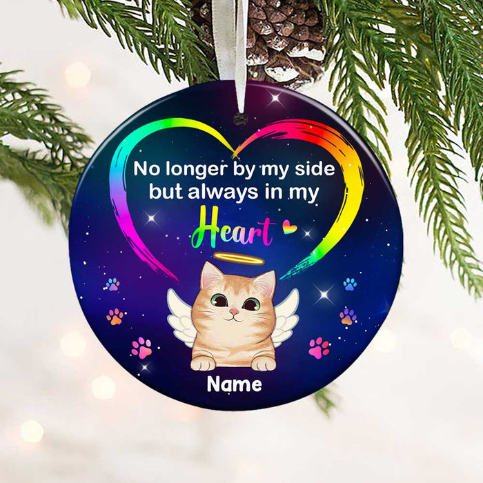Personalized Memo Cat Circle Ornament SB171 30O57 1