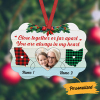 Personalized Grandma Long Distance Christmas Benelux Ornament SB182 95O36 thumb 1