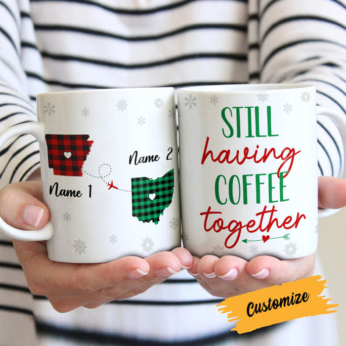 Personalized Friends Couple Long Distance Mug SB184 87O53 1