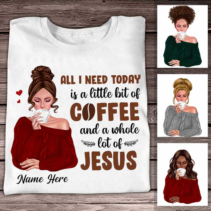 Personalized Coffee Jesus T Shirt SB201 85O34 1