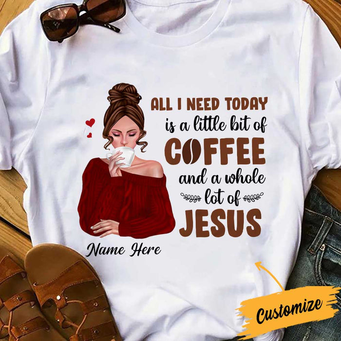 Personalized Coffee Jesus T Shirt SB201 85O34 1
