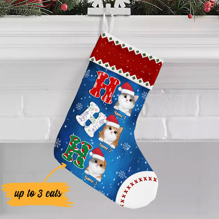 Personalized Cat Christmas Stocking SB202 30O47 1
