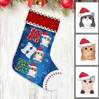 Personalized Cat Christmas Stocking SB202 30O47 thumb 1
