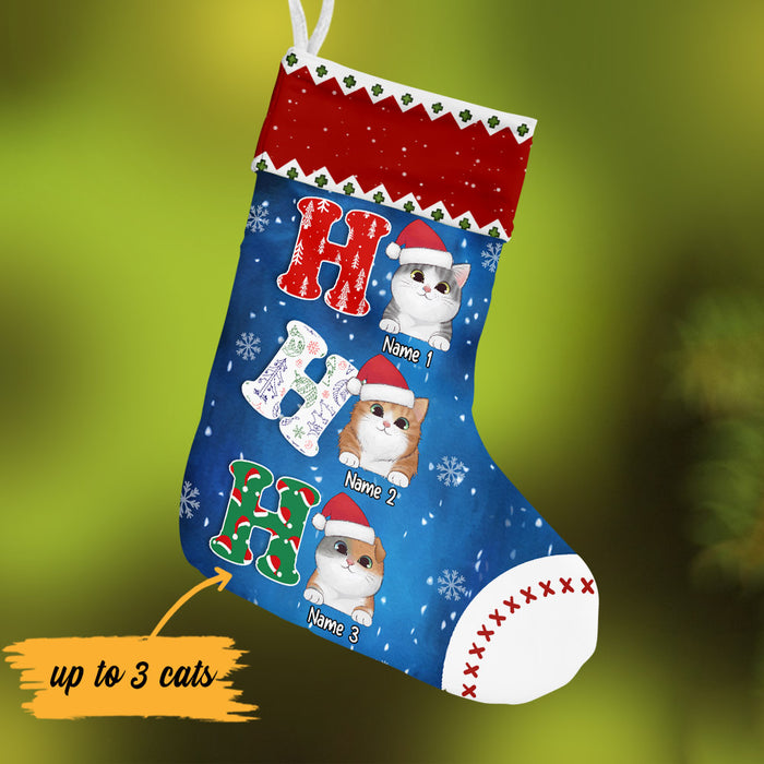 Personalized Cat Christmas Stocking SB202 30O47 1