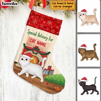 Personalized Cat Christmas Stocking SB201 95O34 thumb 1