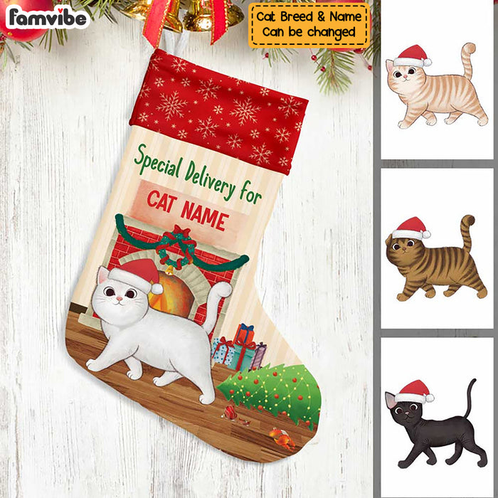 Personalized Cat Christmas Stocking SB201 95O34 1