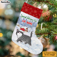 Personalized Cat Christmas Stocking SB201 95O34 thumb 1