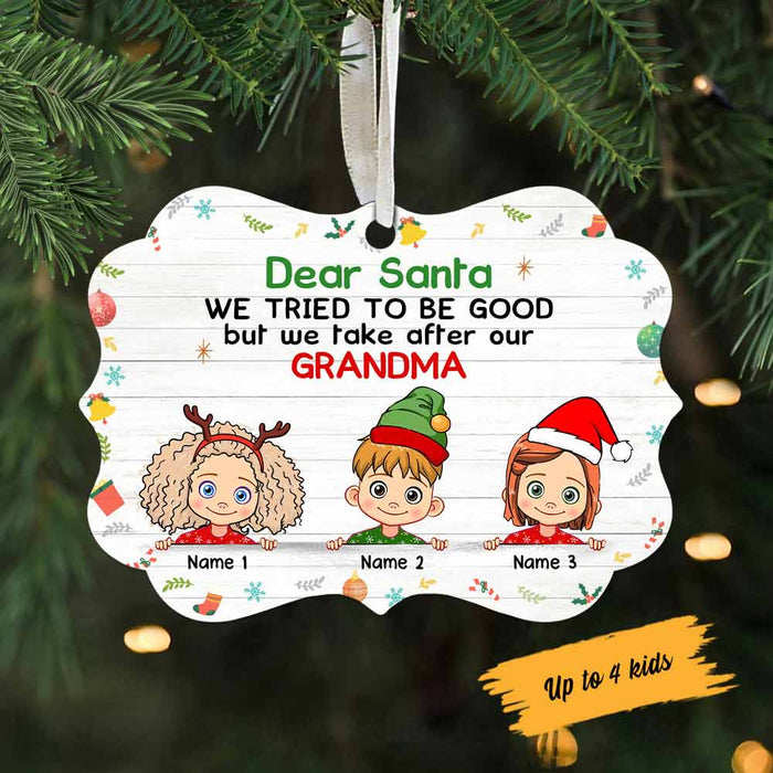 Personalized Grandma Christmas Benelux Ornament SB203 30O58 1