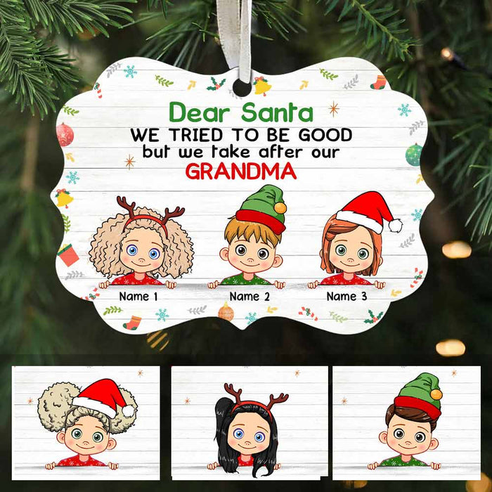 Personalized Grandma Christmas Benelux Ornament SB203 30O58 1
