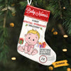 Personalized Baby First Christmas Stocking SB203 26O58 1