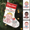 Personalized Baby First Christmas Stocking SB203 26O58 1