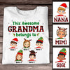 Personalized Grandma Christmas T Shirt SB219 30O53 1