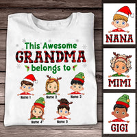Personalized Grandma Christmas T Shirt SB219 30O53 thumb 1