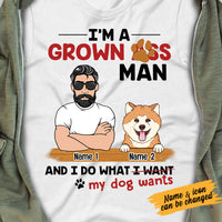 Personalized Dog Dad Do What I Want T Shirt SB218 95O53 thumb 1