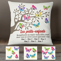 Personalized French Maman Grand-mère Butterfly Tree Mom Grandma Pillow AP82 65O58 (Insert Included) thumb 1