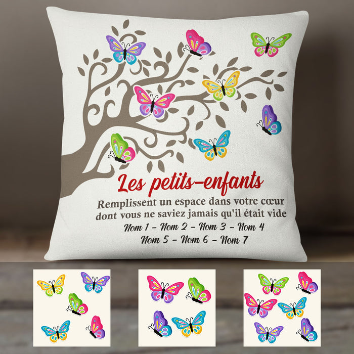 Personalized French Maman Grand-mère Butterfly Tree Mom Grandma Pillow AP82 65O58 (Insert Included) 1