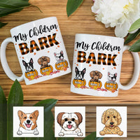 Personalized Dog Mom Fall My Children Bark Mug AG131 23O36 thumb 1