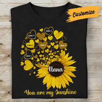 Personalized Mom Grandma Little Sunshine T Shirt SB219 95O34 thumb 1