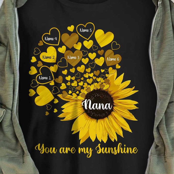 Personalized Mom Grandma Little Sunshine T Shirt SB219 95O34 1