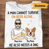 Personalized Dog Dad T Shirt SB215 30O34 1
