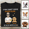 Personalized Dog Dad T Shirt SB216 30O34 1