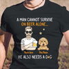 Personalized Dog Dad T Shirt SB216 30O34 1